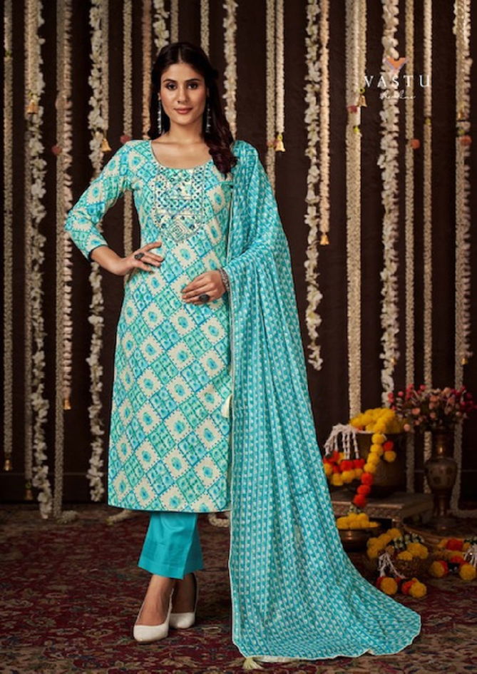 Vastu Gulmohar Vol 1 Designer Cotton Dress Material Collection
